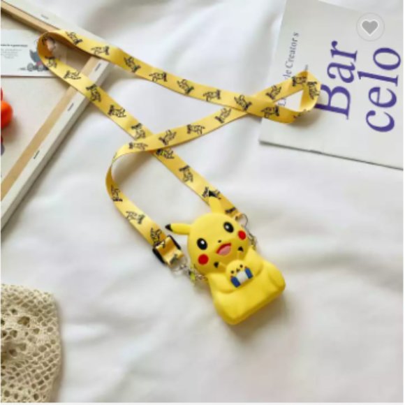 Cartoon Pikachu Pokemon Silicon Coin Purses for Girls - Picture 7 of 11